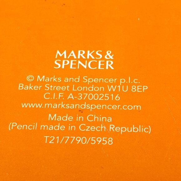 Marks & Spencer Novelty Stationary Note Paper PEAS + Pencil Set New - Picture 8 of 9